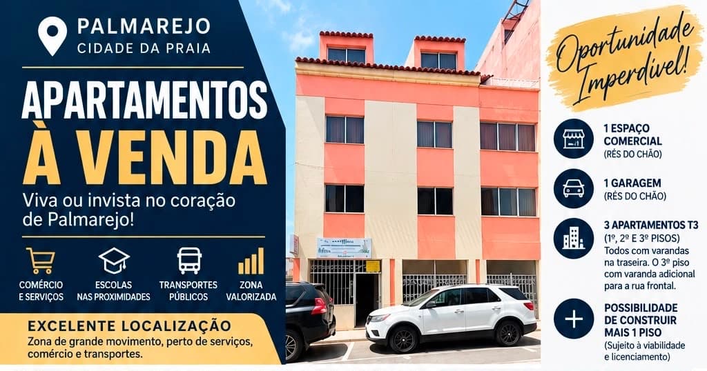 Appartement T3 à vendre à Praia, Santiago — foto principal