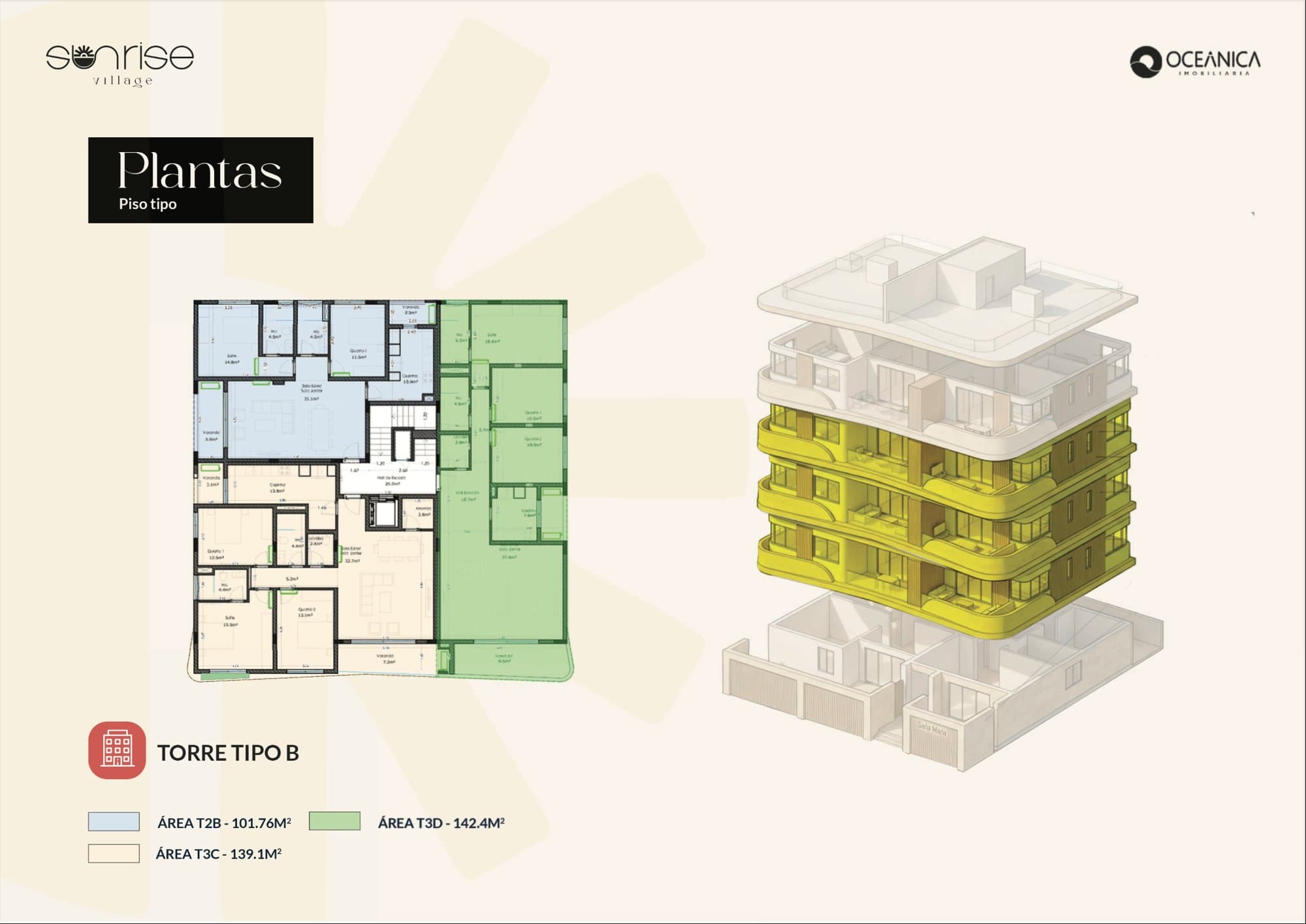 Appartement T3 à vendre à PRAIA, Santiago — foto principal